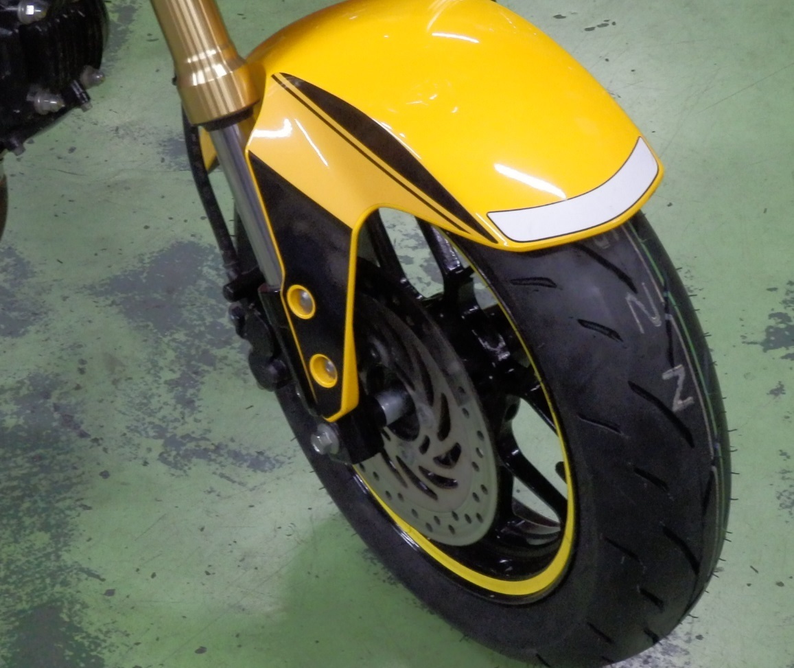 ホンダ GROM【TT93GP】ダンロップ ハイグリップタイヤ交換: バイク用品店ナップス-練馬店ブログ