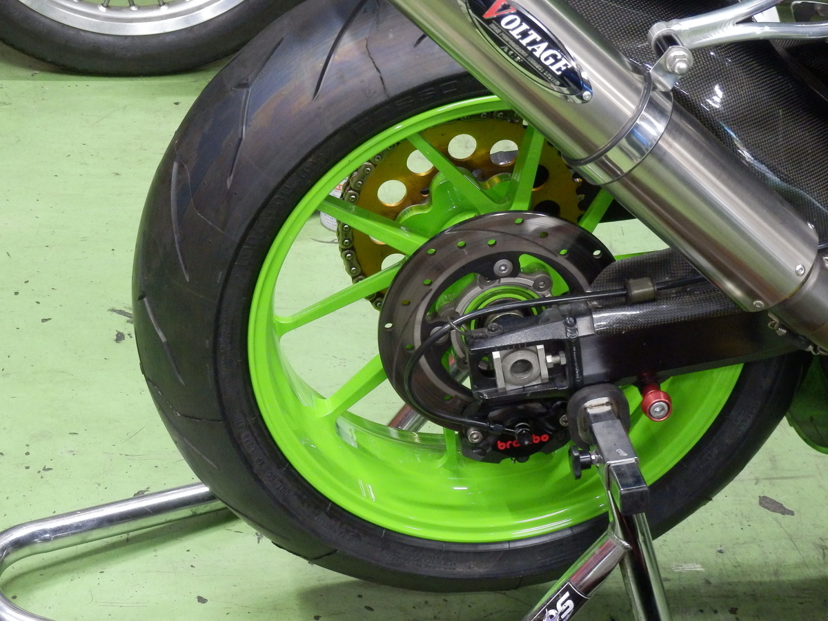 ZX-12R・タイヤ交換と車検整備一般｜sda report